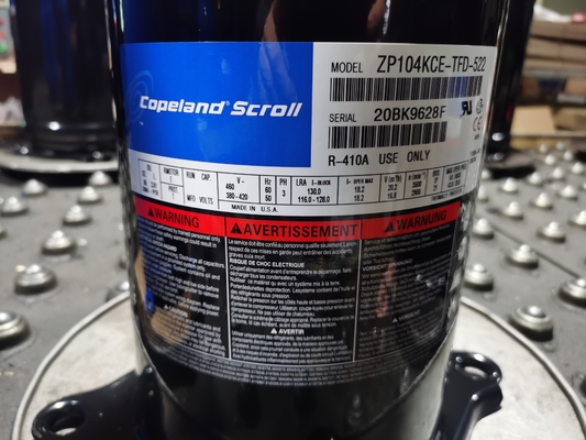 購入 3HP低温のCopelandスクロール圧縮機ZB21KQE-TFD-558の密閉圧縮機 online manufacture