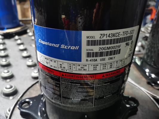 購入 商業冷却装置のために密閉3 Phase/6HP Copelandスクロール圧縮機ZB45KQE-TFD-558 online manufacture