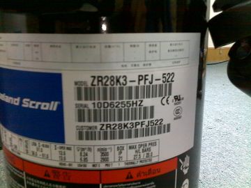 購入 ZR28K3-PFJ-522 1HP Copelandの冷凍の圧縮機はタイプ圧縮機をスクロールします online manufacture