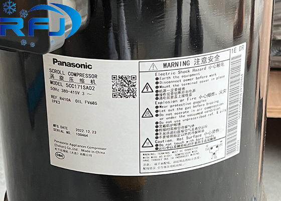 購入 5CC171SA02 パナソニックスクロールコンプレッサー 50 Hz 380 - 415 V 3 段階 online manufacture