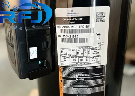 購入 ZBDシリーズ コップランド冷蔵コンプレッサー 8HP ZBD58KCE-TFD-551 online manufacture