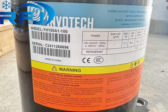 購入 INVOTECH YH150A1-100 冷却スクロールコンプレッサー 冷却剤R22 online manufacture
