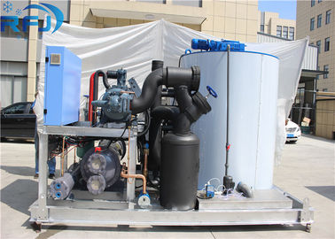 購入 製氷機械10トンの産業薄片のR22/R404Aの冷却する新しい状態 online manufacture