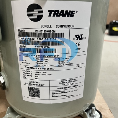 購入 CSHD125K0B0M Trane Scroll Compressor R410A Refrigerant 380-415V,460V/3/50,60Hz online manufacture
