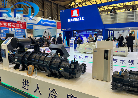 元のHanbellのネジ式圧縮機R134a R407Cの冷却剤