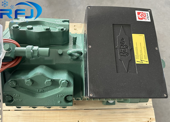 4PES-12Y-40P 半密封型ピストン圧縮機 12HP 400V 50Hz グリーン冷蔵 (4PCS-10.2)