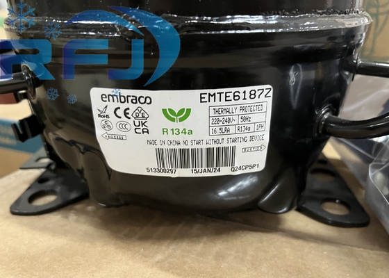エムブラコ アスペラ コンプレッサー EMTE6187Z 冷却剤 R134a 密閉式