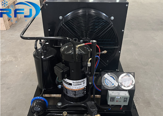 2Hp ZB15 オープンタイプ 渦巻き空気冷却ユニット 10 -15C 適用温度と 1 * 60-2 * 60 コンデンサーパワー