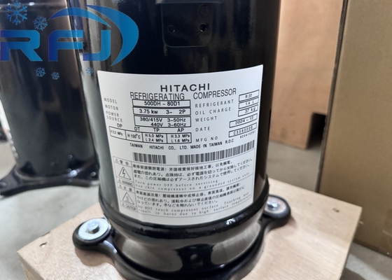 500DH-80D1 ヒタチ スロールコンプレッサー 5HP パワー冷却剤R22