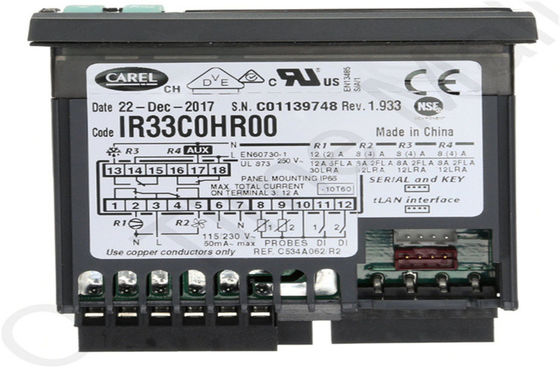 Carel IR33C0HR00 8A CCCの温度の湿気のコントローラー